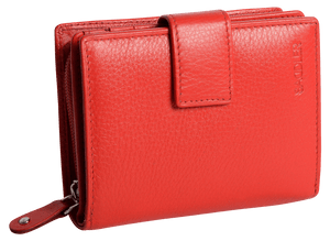 SADDLER EMILY Leather  Mid-Size Wallet with Tab Closure - 10 Card Slots, Roomy Zipper Pocket, and ID Window - RFID Protected