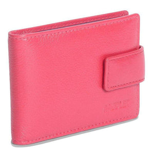 SADDLER ROBYN East West Leather 12-pc Credit Card Holder with Secure Tab Closure - RFID Protected